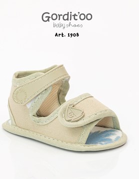 SANDALIA HUESITO -BEIGE + BARQUITO . GORDITOO