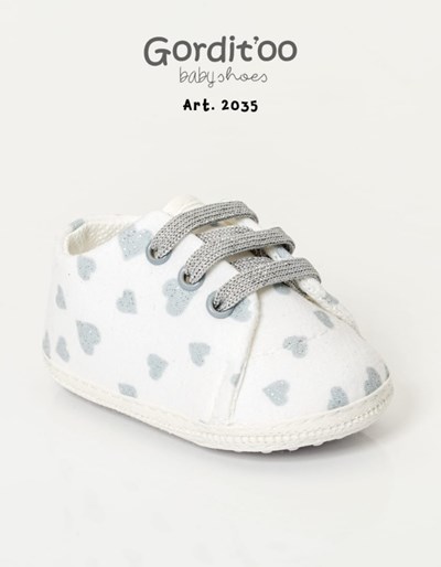 ZAPATILLA ACORDONADA PARA BEBA ESTAMPADA LIBERTY GORDITOO
