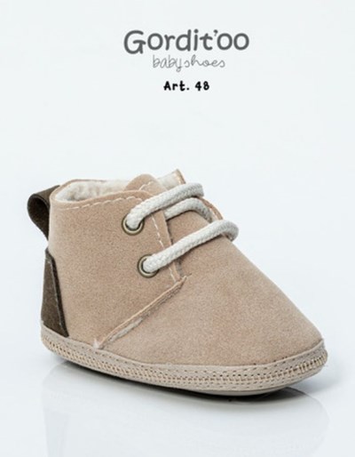 ZAPATITO BEBE DESCARNE HUESO CORDERITO GORDITOO