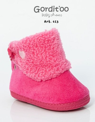 BOTA MEDIA CAÑA-PLUSH Y CORAL FLEECE FUCSIA.  Gorditoo.