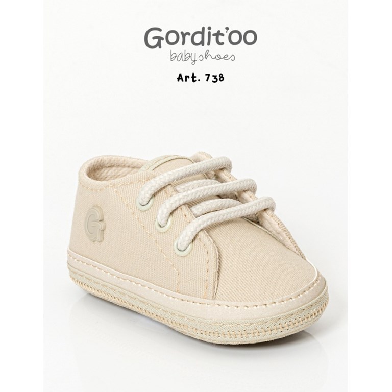 zapatilla lona safari en beige gorditoo