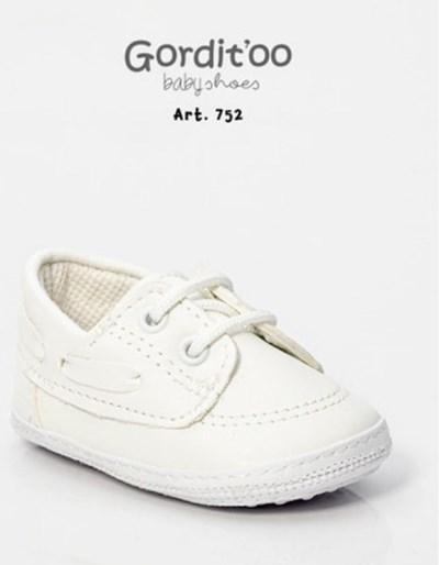 MOCASIN NAUTIK CON CORDON BLANCO. GORDITOO.