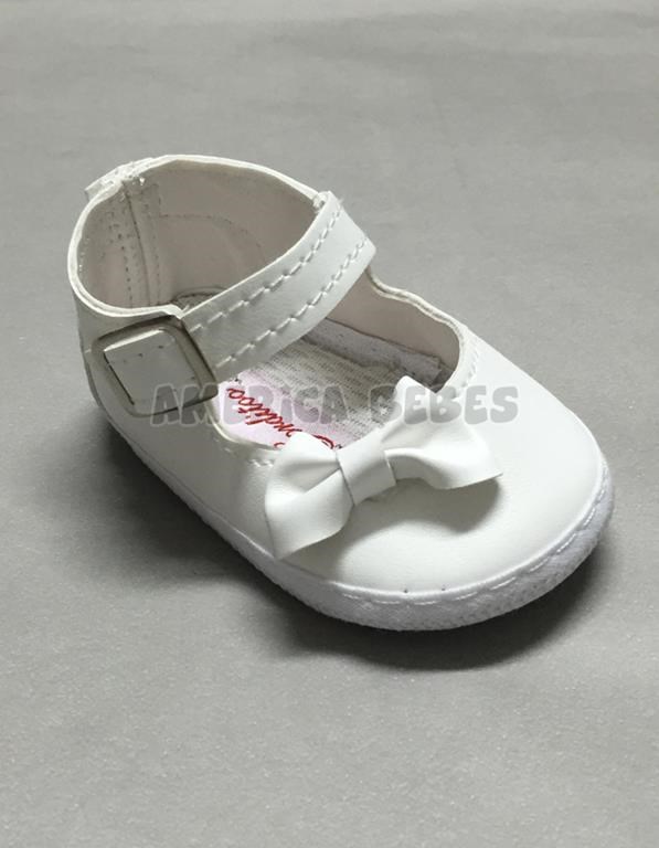 BALERINA TAFETA BLANCA CON MOÑO DE ORGANZA  T1=14 T2=15 T3=16. GORDITO