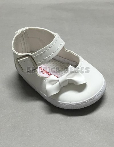 BALERINA TAFETA BLANCA CON MOÑO DE ORGANZA  T1=14 T2=15 T3=16. GORDITO