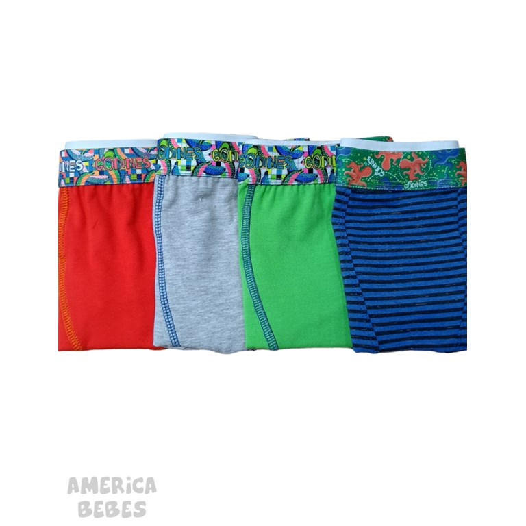 BOXER PARA NIÑO ESTAMPADO 'CALIDAD PREMIUM' CON CINTURA ELASTICA LABENDEL