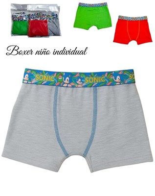 PROMO! BOXER PARA NIÑO LISO O RAYADO 'CALIDAD PREMIUM' CON CINTURA ELASTICA. LABENDEL