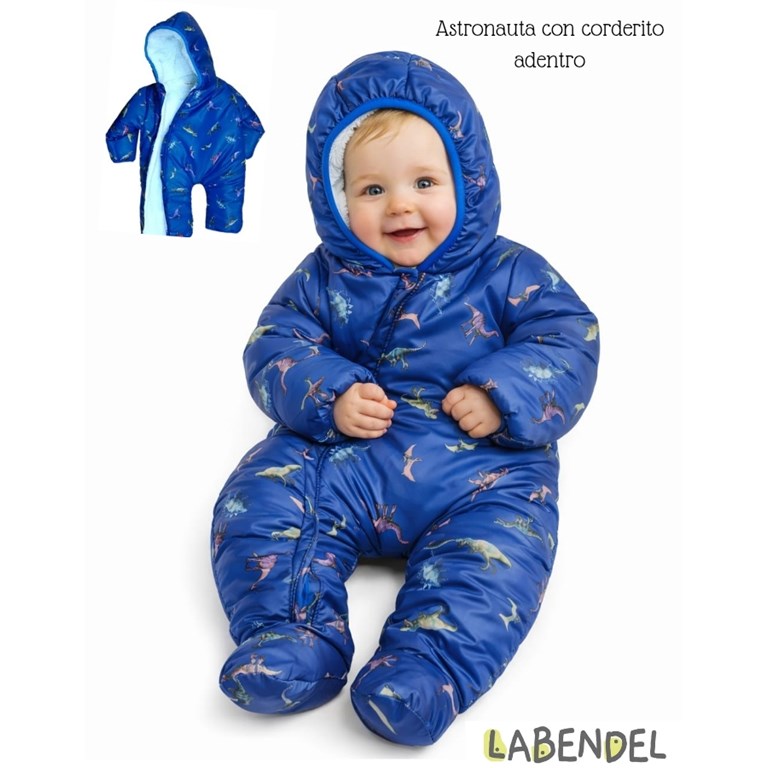 ASTRONAUTA DINOSAURIOS PARA BEBE VARON CON CORDERITO ADENTRO LABENDEL