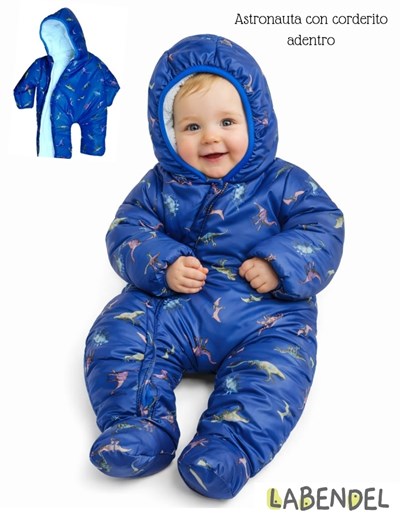 ASTRONAUTA DINOSAURIOS PARA BEBE VARON CON CORDERITO ADENTRO LABENDEL