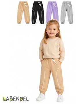 Pantalon RUSTICO PREMIUM, con elastico en puños, bolsillos y recorte. ColoreS: gris, beige, negro, lila. Labendel