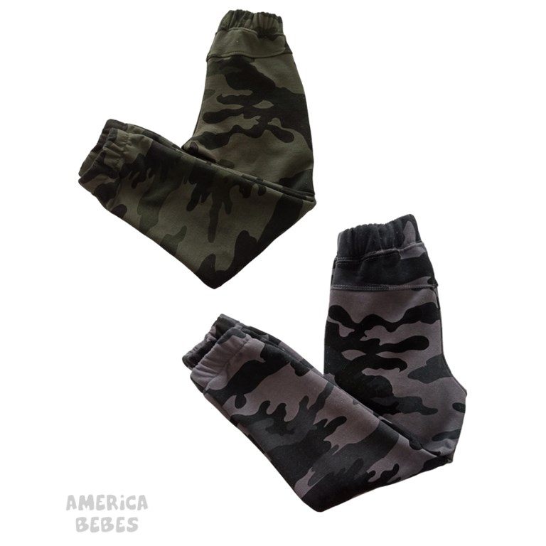 PANTALON JOGGER FRISA 'CALIDAD PREMIUM' CAMUFLADO CON BOLSILLOS. LABENDEL