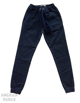 JOGGER DE NENE GABARDINA ELASTIZADA PREMIUM AZUL LABENDEL