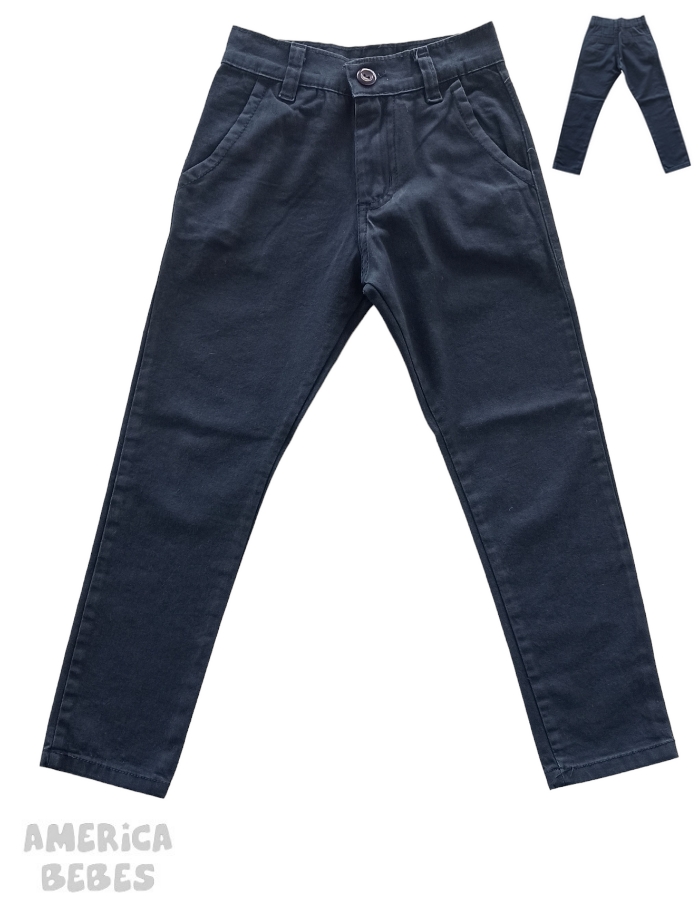 Pantalon de gabardina cheap chupin para niños