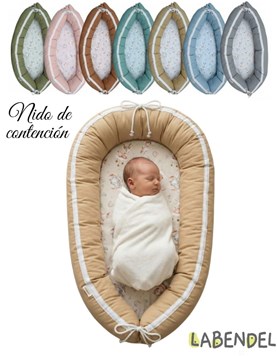 Nido de contencion vellon siliconado con base acolchada. MEDIDAS: Abierto:77 x 45cm Cerrado: 90 x 50cm. Cierre Práctico: facilita el uso y el transporte. Funda Incluida: se puede lavar fácilmente ase