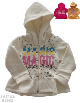 CAMPERA DE FRISA BEBA LISA FACHERITOS