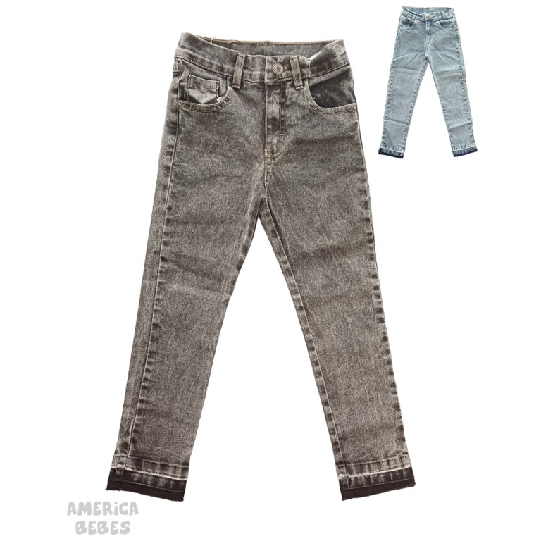 PANTALON CHUPIN NENA JEAN ELASTIZADO FACHERITOS