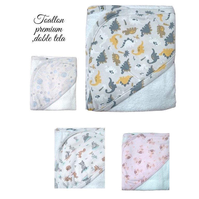 TOALLON 'CALIDAD PREMIUM' CON CAPUCHA ESTAMPADO. MEDIDAS: 0,80 x 0,75. COLORES: SURTIDOS. LABENDEL