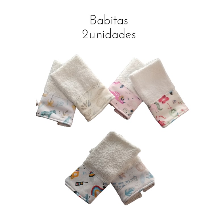 Pack x 2: babitas de toalla. Colores surtidos. Labendel