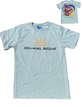 remera manga corta estampada