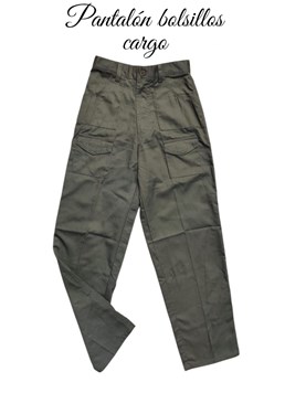pantalon tipo cargo recto