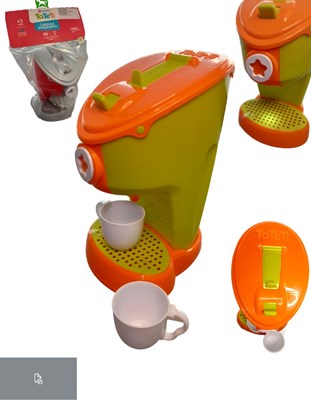 CAFETERA CON LUZ Y SONIDO PARA JUGAR CALESITA