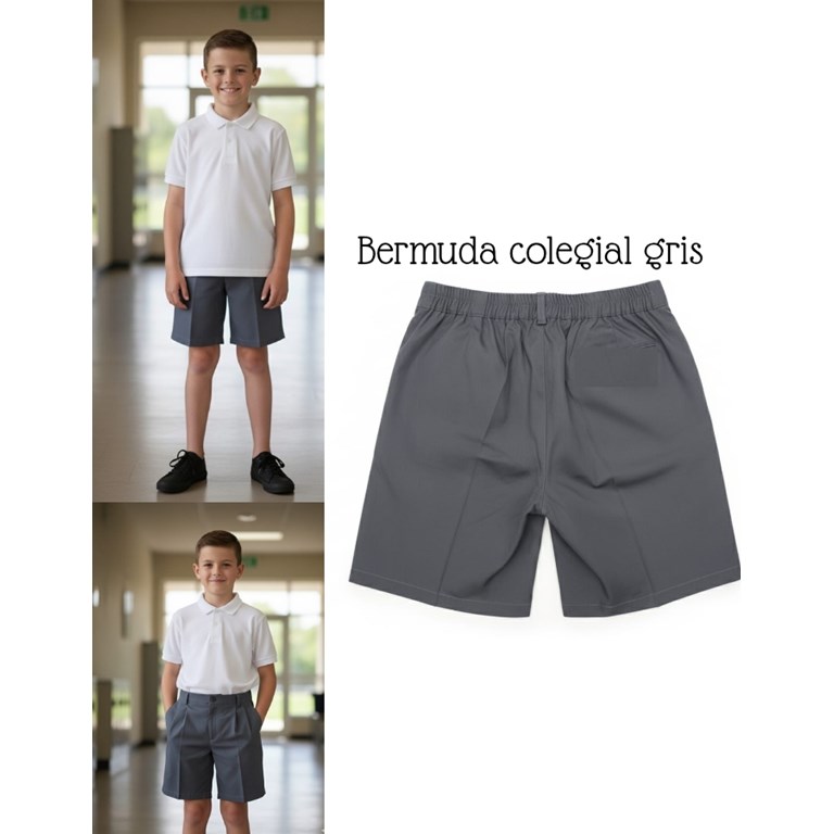A101 GRIS BERMUDA TROPICAL COLEGIAL SU ROGER