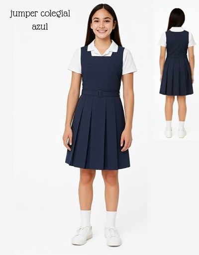 A102 AZUL JUMPER SARGA COLEGIAL SU ROGER