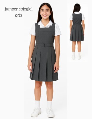 A102 GRIS JUMPER SARGA COLEGIAL SU ROGER