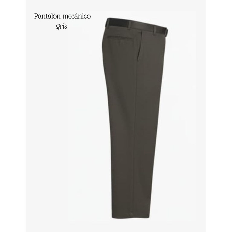 A124 GRIS PANTALON MECANICO COLEGIAL Talle: 2-4 CON PINZAS. Talle 6 en adelante SIN PINZAS. SU ROGER