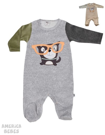 ENTERITO BEBE PLUSH ESTAMPADO DOGUI YABY