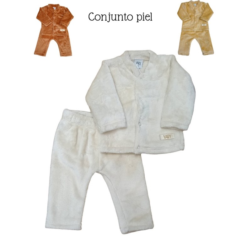 CONJUNTO CON SAQUITO BEBA. YABY