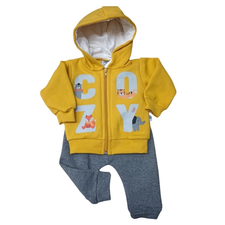 CONJUNTO FRISA CON CAMPERA COZY. YABY