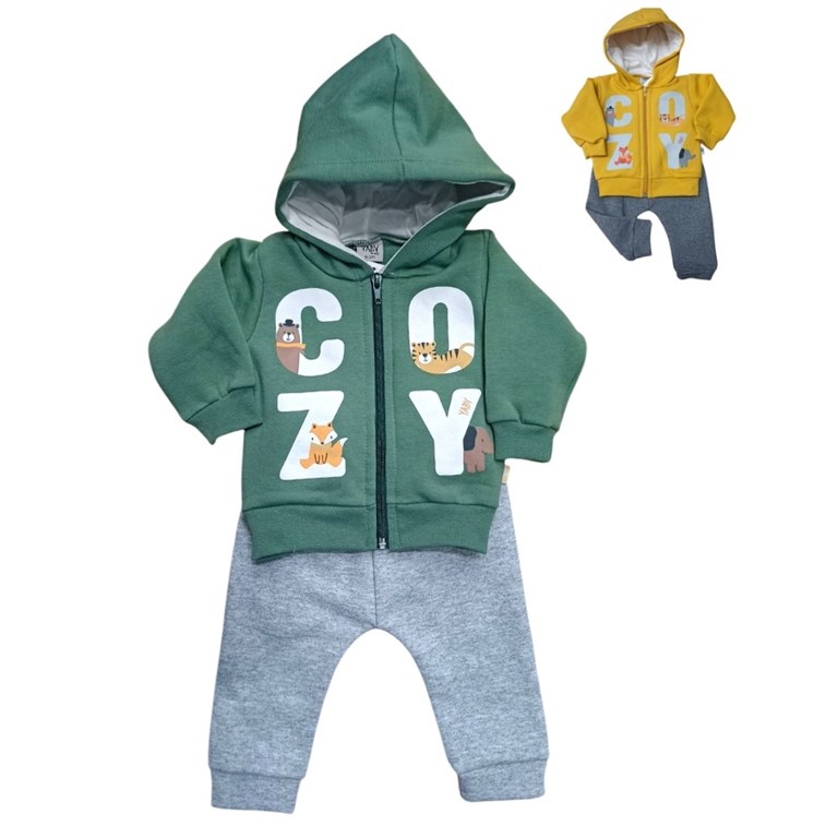 CONJUNTO FRISA CON CAMPERA COZY. YABY