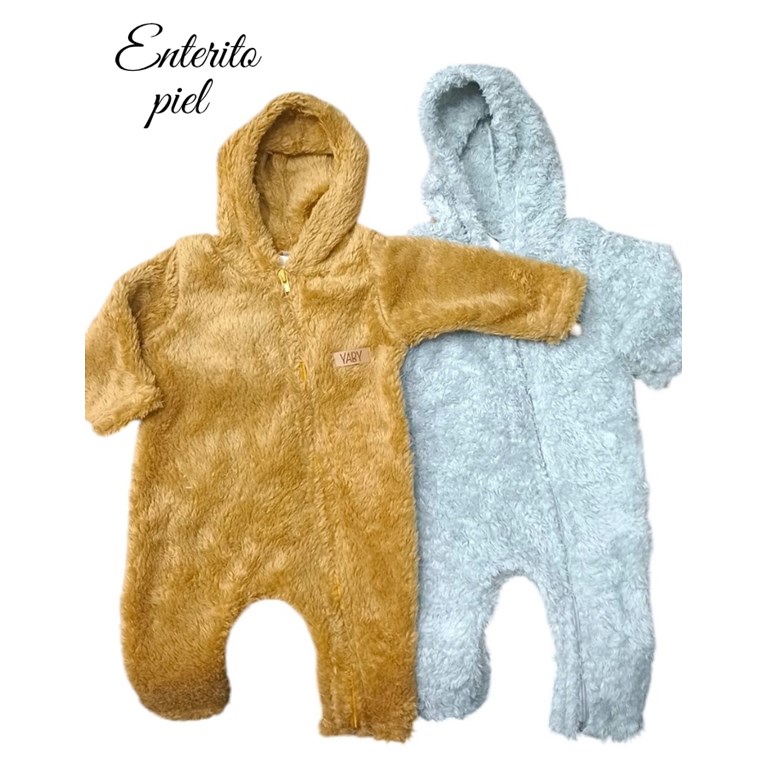 ENTERITO DE BEBE SHERPA DOBLE CON CIERRE YABY