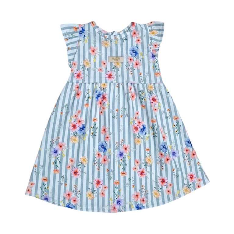 VESTIDO FLORAL. YABY