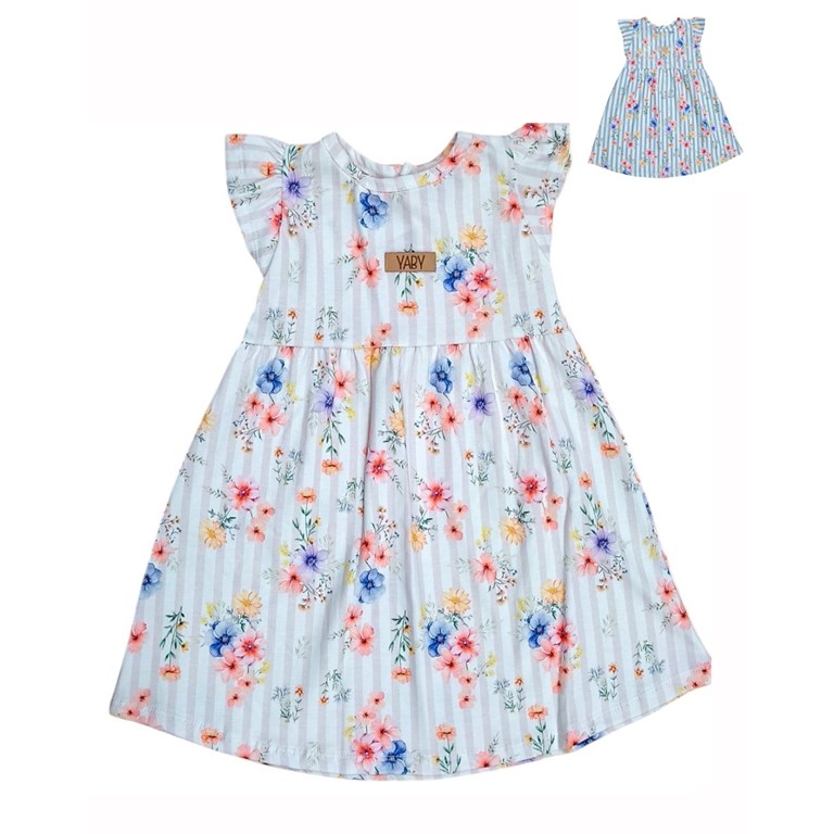 VESTIDO FLORAL. YABY