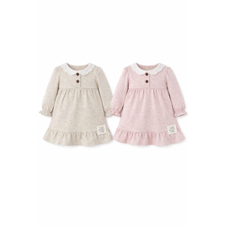 Vestido beba cashmere princesa.Yaby