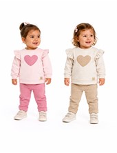 Conjunto corazon.Yaby