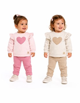 Conjunto corazon.Yaby