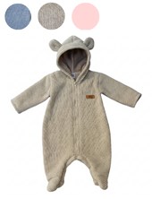 Enterito chenille bondeado osito.Yaby