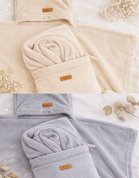 Manta de bolsillo piel de oso.Yaby