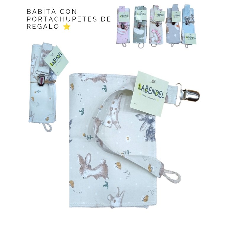 SET BABITA MAS PORTA CHUPETE. LABENDEL