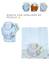 SET  TOALLITA MAS SONAJERO OVEJA. LABENDEL