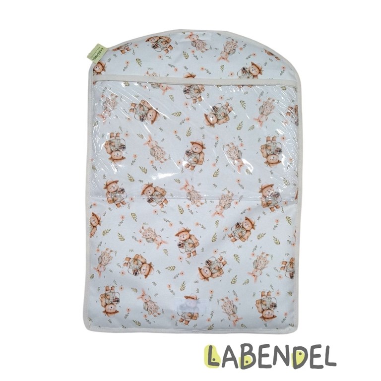 Cambiador cartera con bolsillo detras. Medidas aprox: 48cm x 35xm. Labendel
