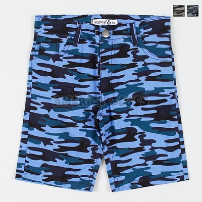 Pantalón azul niños elastizado. Corte chino. Saten. Popeye