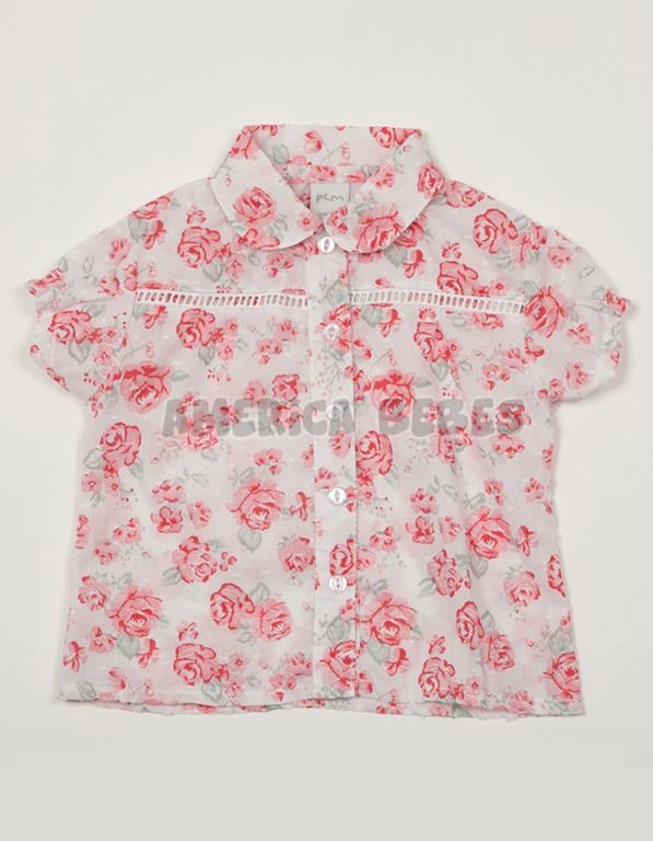 Remera de bambula elastizada con bolsillos para bebe varon pilim