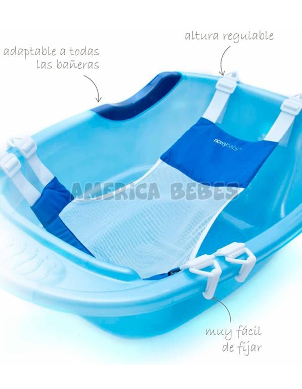 Red de baño para bañar al bebe de manera segura y comoda. COLORES: Verde-Celeste-Rosa. Baby Safe.