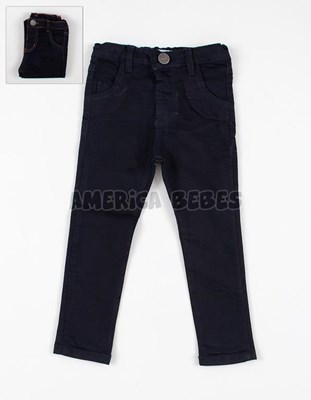 Pantalon gris bebe saten corte chino. Popeye
