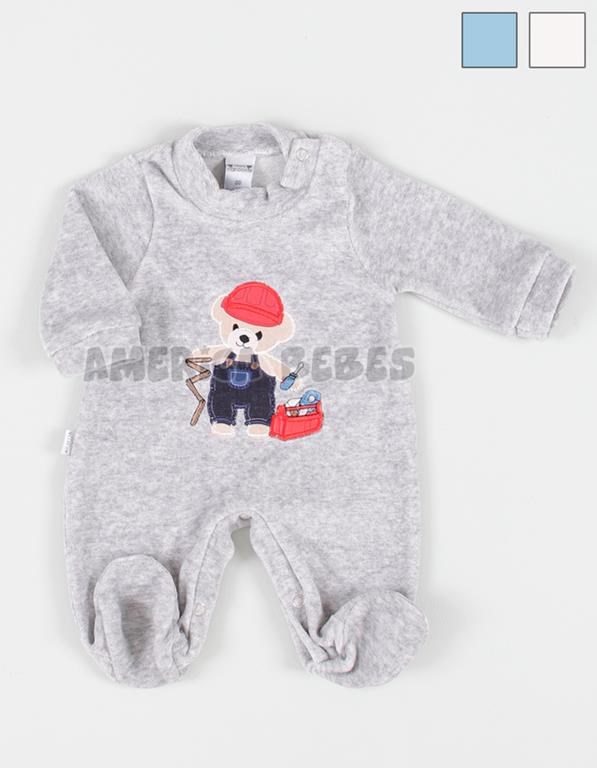 Enterito bebe plush. Colores surtidos. Narocca.