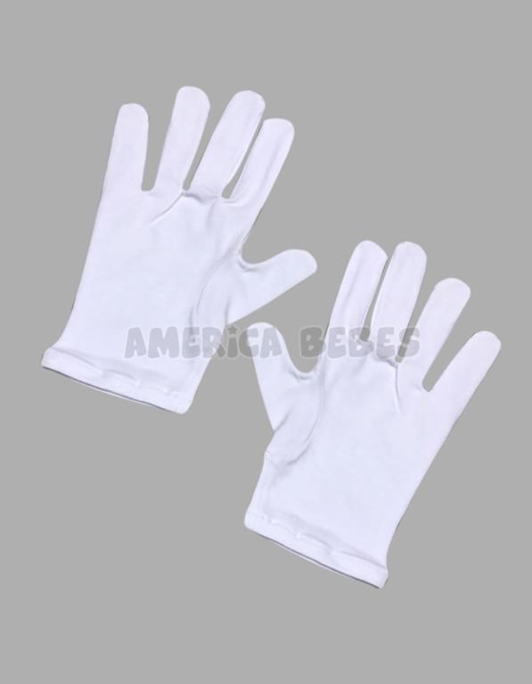 Guantes nene de algodon elastizados 8 a 10 años. Primera comunion.