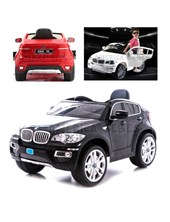 CAMIONETA BMW X6 NEGRO 12V C/CONTROL REMOTO, MP3, LUZ Y SONIDO. BIEMME